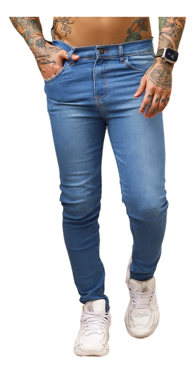 Calça Jeans Masculina Original Elastano Lycra